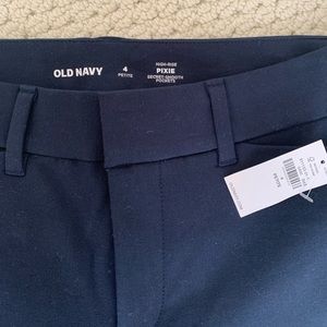 High rise flare pixie pants